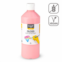 Γυαλιστερό πολυβινυλικό χρώμα Creall Gloss 500 ml – ροζ
