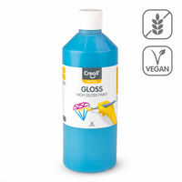 Γυαλιστερό πολυβινυλικό χρώμα Creall Gloss 500 ml – τιρκουάζ