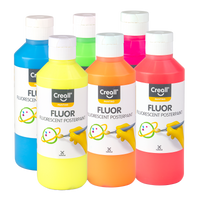 Creall σετ τέμπερες Fluor, 6 × 250 ml, διάφορα χρώματα
