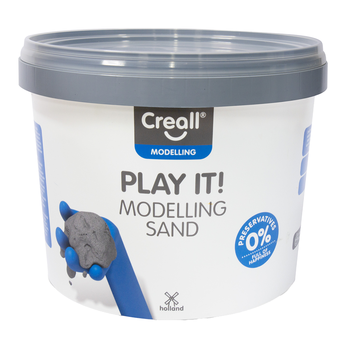 Άμμος πλαστελίνης Creall Play it! 750 g σε βαζάκι
