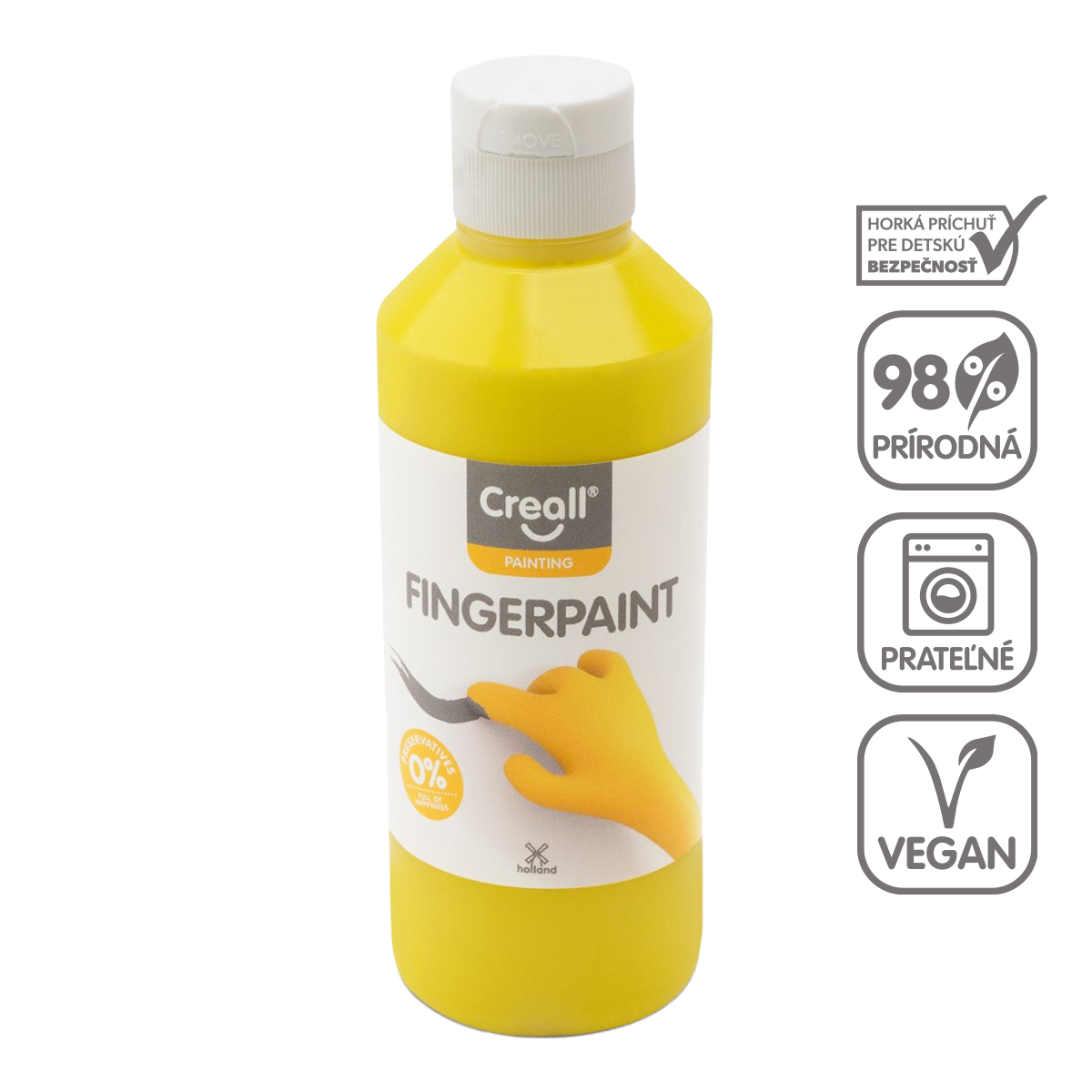 Δακτυλομπογιά Creall 250 ml – κίτρινο
