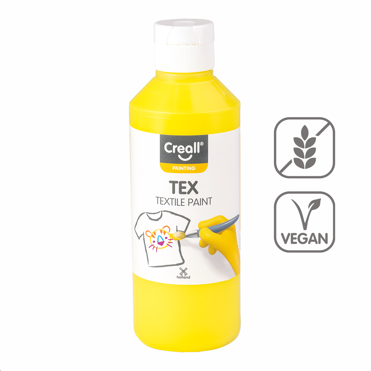 Χρώμα υφάσματος Creall Tex 250 ml – Κίτρινο