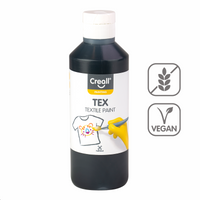 Χρώμα υφάσματος Creall Tex 250 ml – Μαύρο