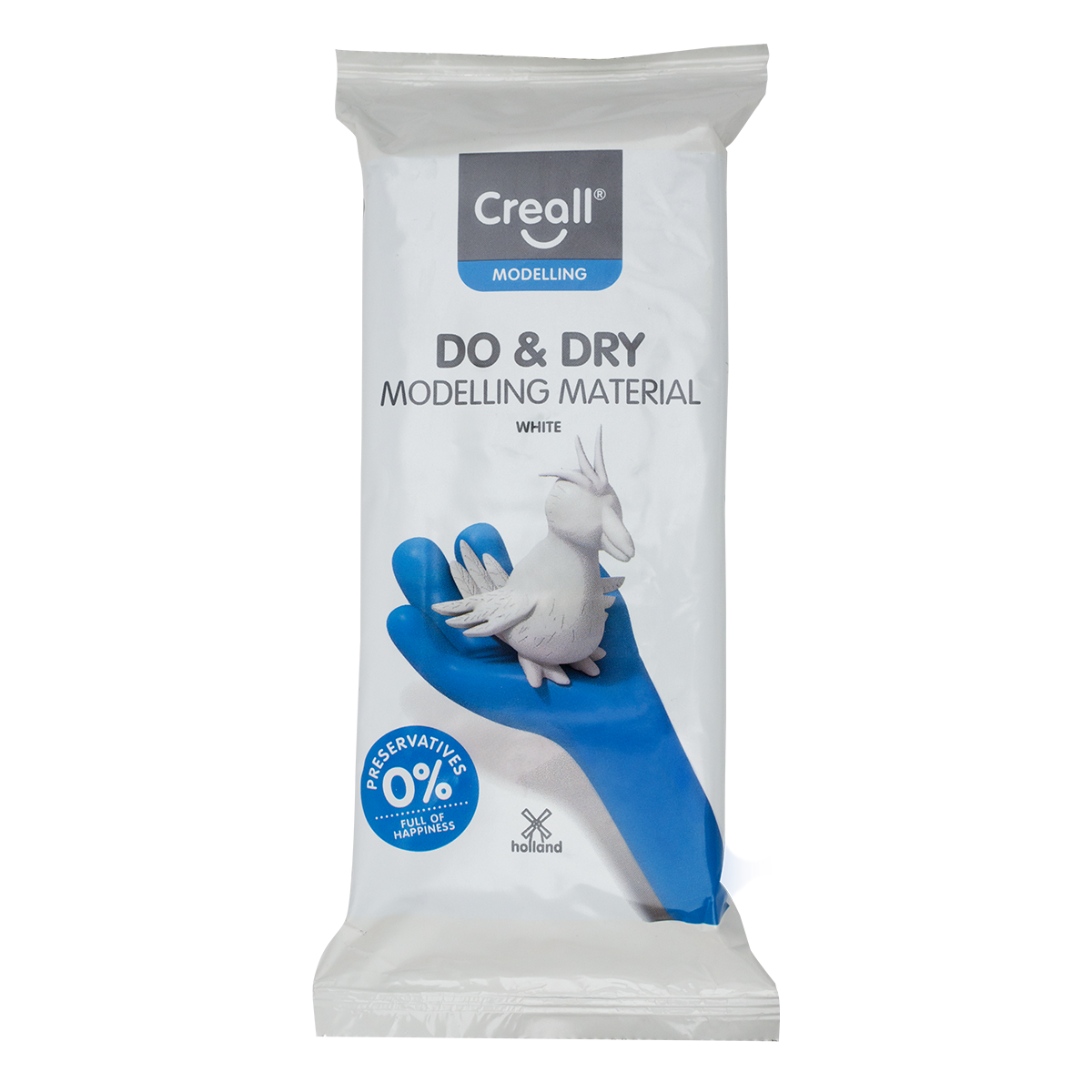 Αυτοσκληρυνόμενος πηλός μοντελισμού Creall Do&Dry υποαλλεργικός 500 g