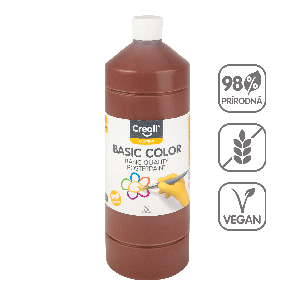 Τέμπερα Creall 500 ml – Σκούρο καφέ