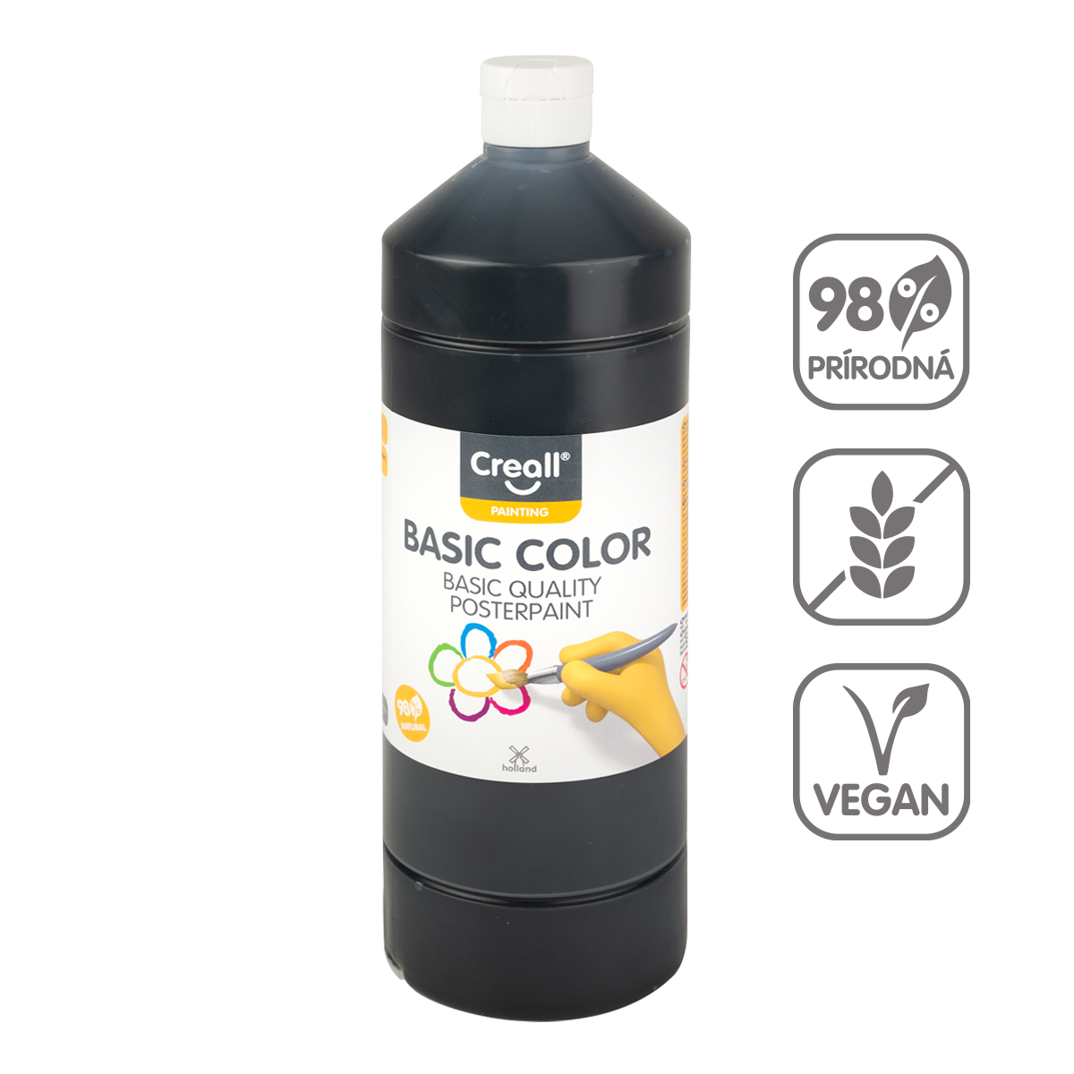 Τέμπερα Creall 500 ml – Μαύρο