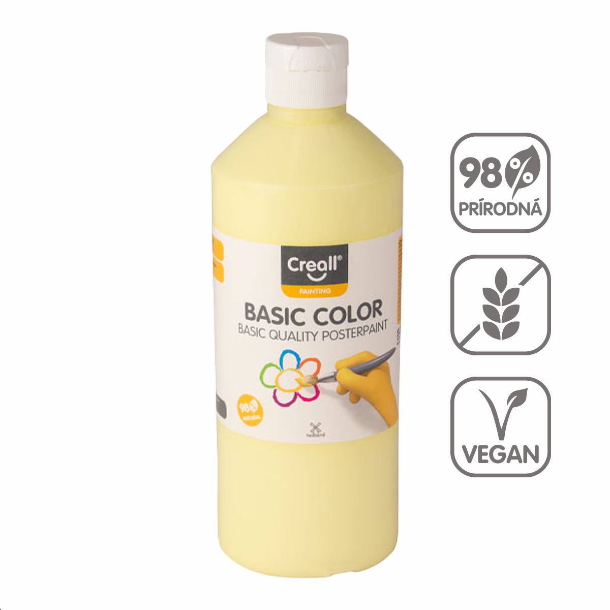 Τέμπερα Creall 500 ml – Παστέλ κίτρινο