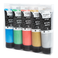 Creall σετ ακρυλικών χρωμάτων Studio acrylics, 5 120 ml, mix