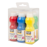 Σετ τέμπερες με σφουγγαράκι Creall Spongy – 6 × 70 ml