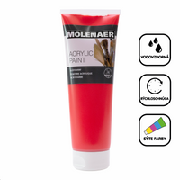 Ακρυλικό χρώμα Molenaer 250 ml – κόκκινο