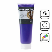 Ακρυλικό χρώμα Molenaer 250 ml – μοβ