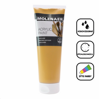 Ακρυλικό χρώμα Molenaer 250 ml – ώχρα