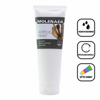 Ακρυλικό χρώμα Molenaer 250 ml – λευκό
