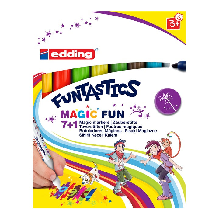 Σετ μαρκαδόρων για παιδιά EDDING FUNTASTICS MAGIC FUN