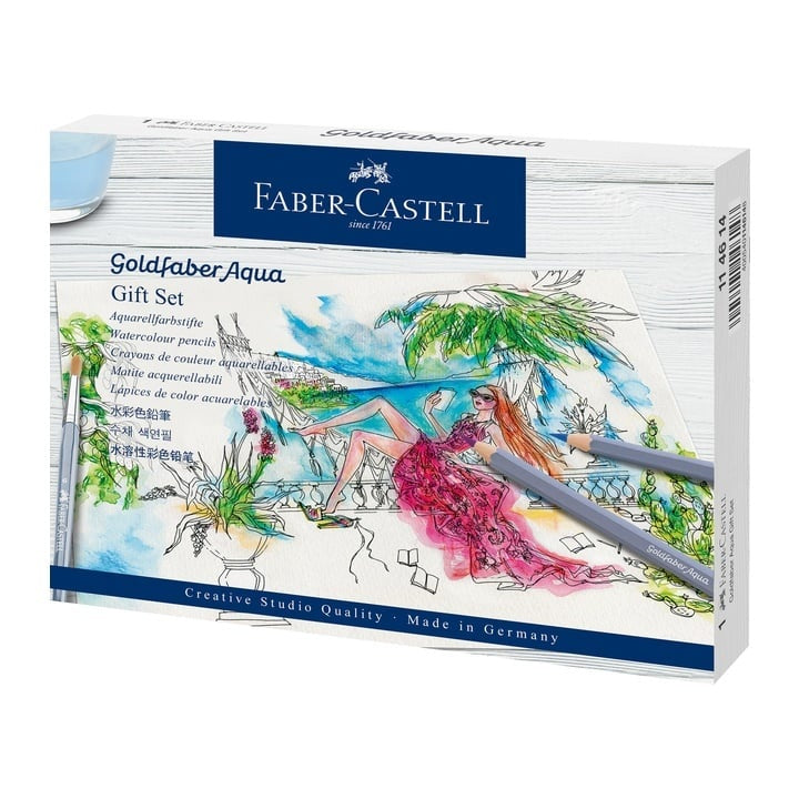 Faber-Castell Goldfaber Aqua Watercolor Pencil Gift Set
