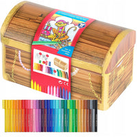 Μαρκαδόρι Faber-Castell σε βαλίτσα με καπάκι κλικ 33 τεμάχια