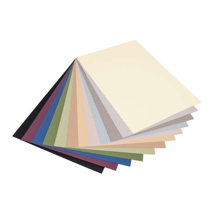 Σετ χρωματιστών χαρτιών παστέλ FABRIANO 50x65 cm 24 τεμάχια