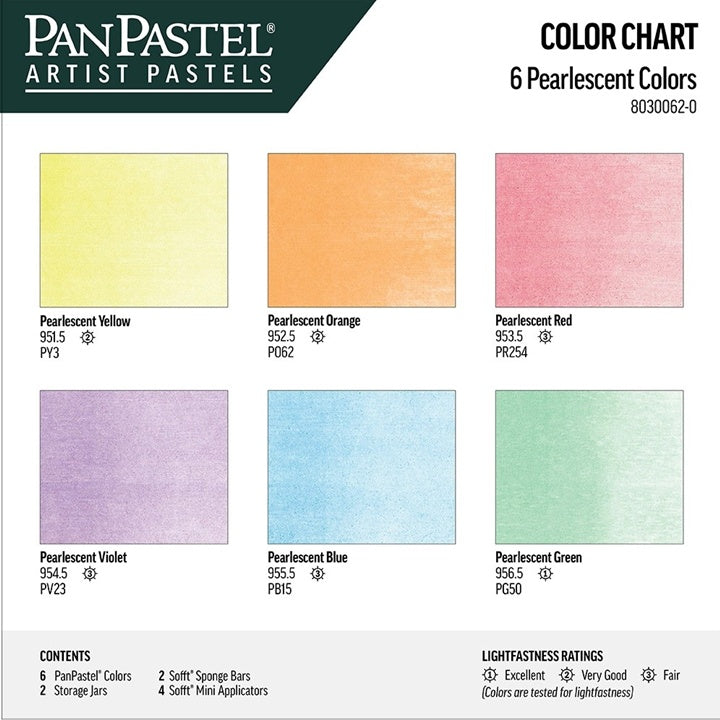 PanPastel Σετ περλέ αποχρώσεων - Χρυσό, 6 τεμάχια