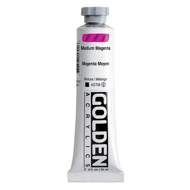 GOLDEN βαριά ακρυλική μπογιά 59 ml – 1570 μεσαίο ματζέντα