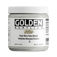 GOLDEN Heavy Body Mica Flake ακρυλικό χρώμα – 4077 μαργαριταρένιο σαγρέ