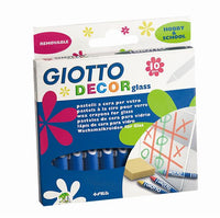 Κηρομπογιες GIOTTO Decor GLASS ΣΕΤ10