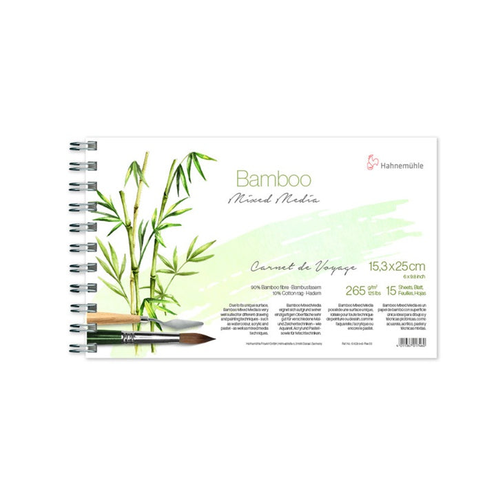 BAMBOO CARNET DE VOYAGE HAHNEMÜHLE Μικτά μέσα