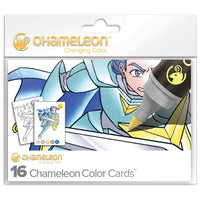 Καρτουλές για χρωματισμό Chameleon - Manga 16 τεμ