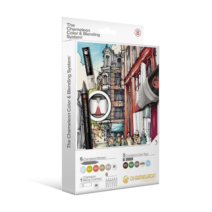 Μαρκαδόροι Chameleon Color & Blending System - σετ νούμερο 8