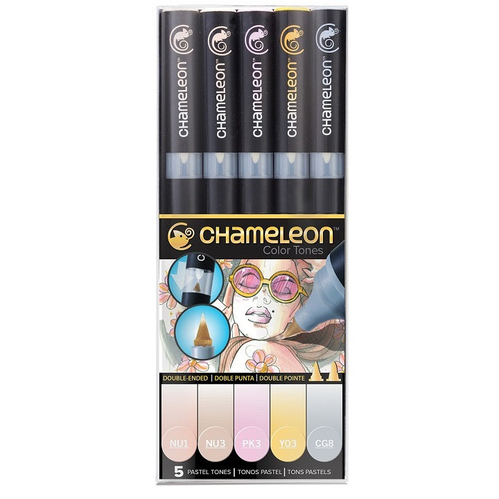 Σετ μαρκαδοροι Chameleon 5 τεμ - Pastel Tones