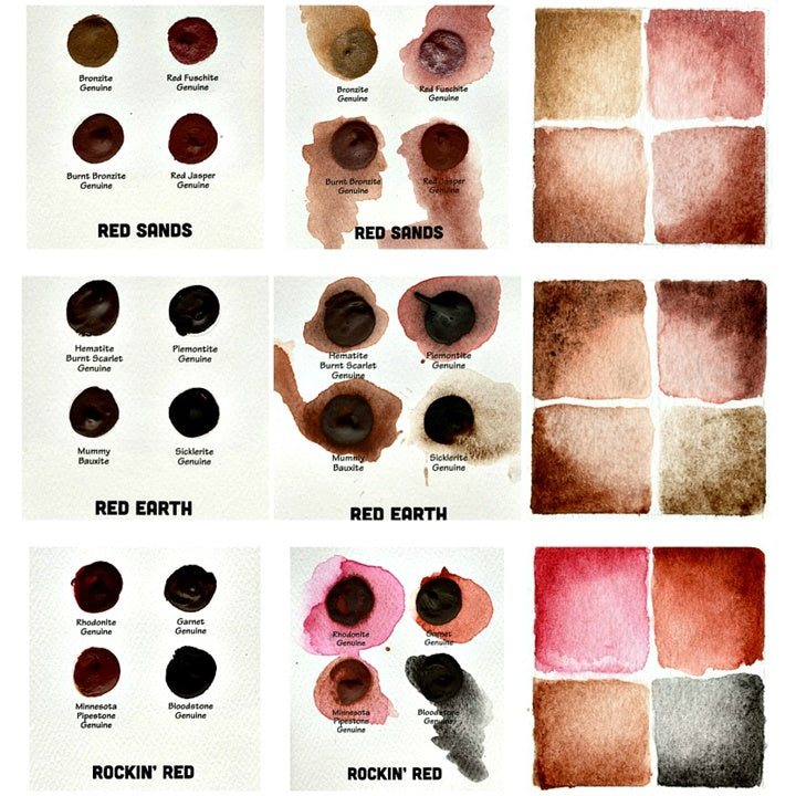 DANIEL SMITH Κάρτες ακουαρέλας με τελείες MINERAL MARVELS