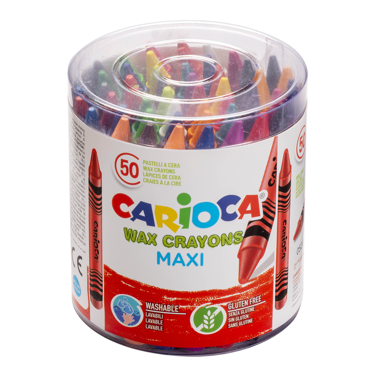 Carioca Maxi κηρομπογιές, 50 τμχ