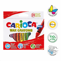 Κηρομπογιές Carioca Maxi, 24 τμχ