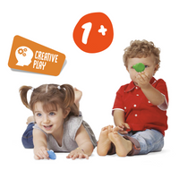 Carioca Baby Do 1+ πλαστελίνη μοντελισμού, 3 × 75 g, διάφορα χρώματα