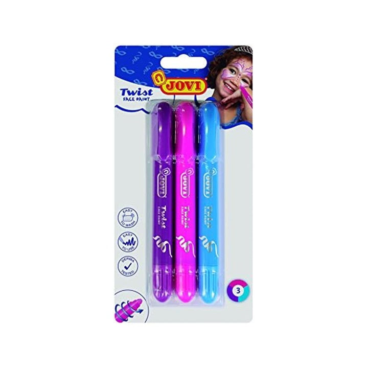 Χρώματα προσώπου JOVI Twist Girl 3τμχ