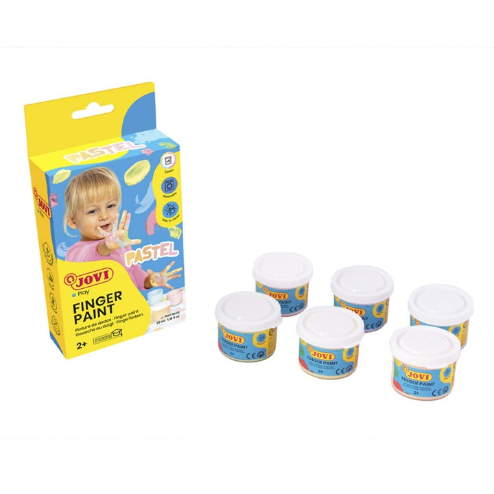 JOVI παστέλ χρώματα για τα δάχτυλα 4x35ml