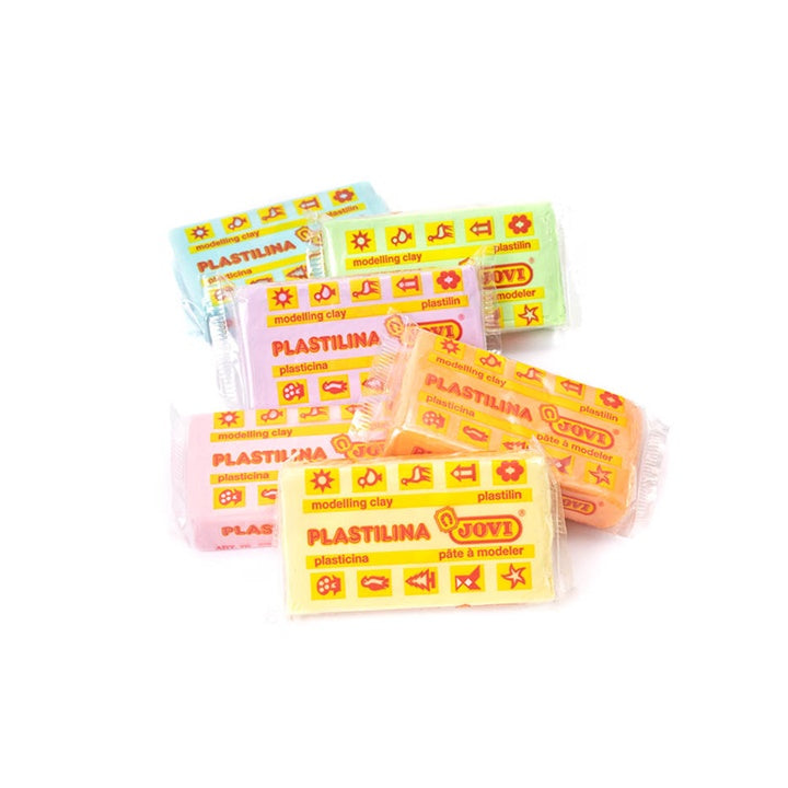 JOVI Αποχρώσεις παστέλ πλαστελίνης 6 x 50 g