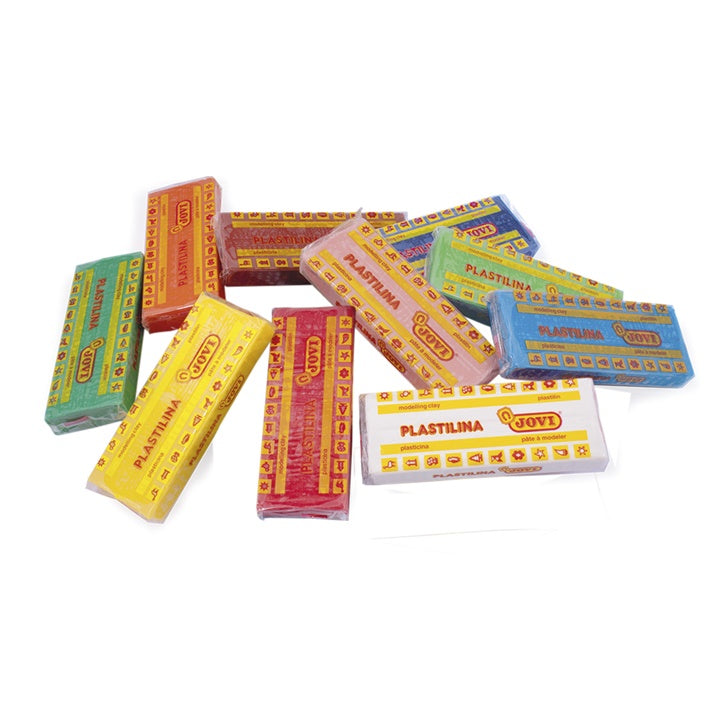 JOVI Βασικές αποχρώσεις πλαστελίνης 10 x 150 g