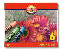 Σετ ξηρα παστελ Toison D OR Koh-I-Noor 6-τεμαχια