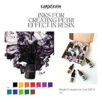 Μίνι σετ PETRI INKS KAMENSKAYA για ρητίνη 13 x 5 ml