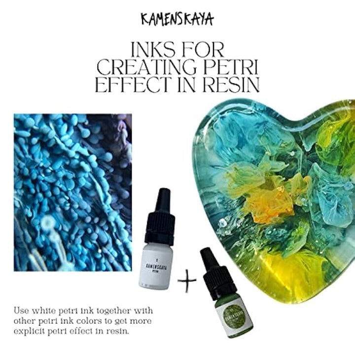 Μίνι σετ PETRI INKS KAMENSKAYA για ρητίνη 13 x 5 ml