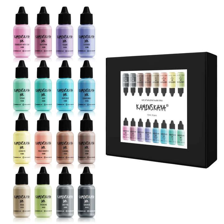 Σετ αλκοολούχων μελανιών NUDE KAMENSKAYA 16 x 15 ml