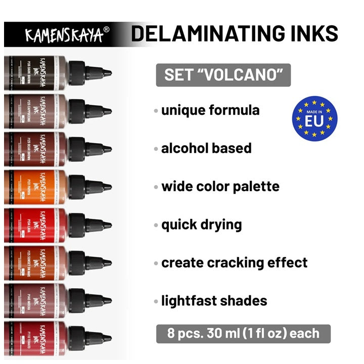 Σετ αλκοολούχων μελανιών KAMENSKAYA 'Volcano'