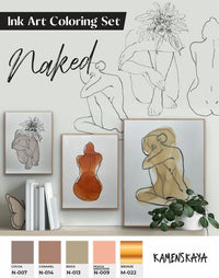 Σετ μελάνης KAMENSKAYA 'NAKED'