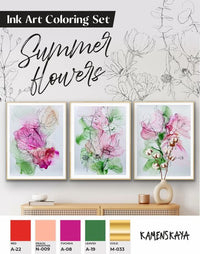 Σετ μελάνης KAMENSKAYA 'SUMMER FLOWERS'