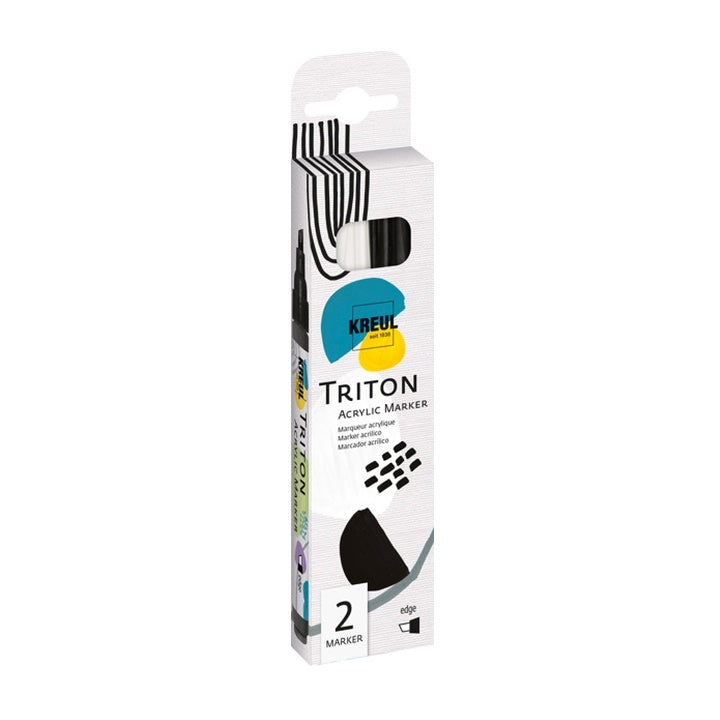 Ακρυλικοί μαρκαδόροι Solo Goya TRITON black / white - σετ 2 τεμαχίων