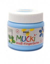 Δακτυλομπογιές για ύφασμα 150 ml MUCKI – Blue