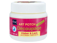 Βερνικι και κολλα για ντεκουπαζ 150 - 250 ml ART POTCH Decoupage - γυαλιστερο | διάφοροι όγκοι