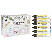 KREUL Στυλό κεριών σετ 6 x 25 ml Hello Baby