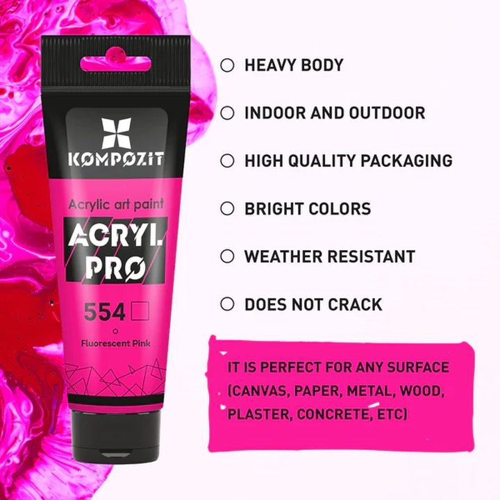 Σετ ακρυλικών χρωμάτων ACRYL PRO CREATIVE