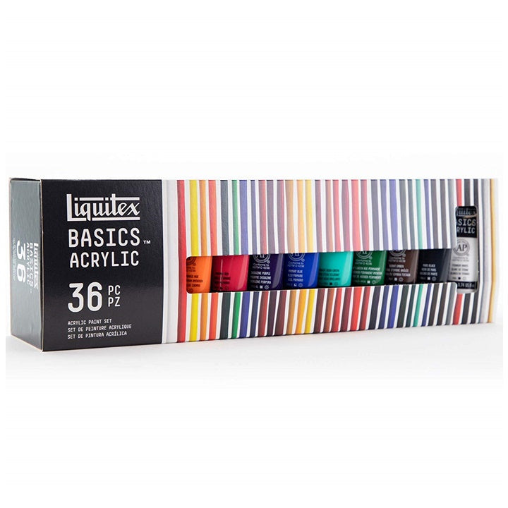 Σετ ακρυλικά χρώματα Liquitex Basics - 36x22 ml